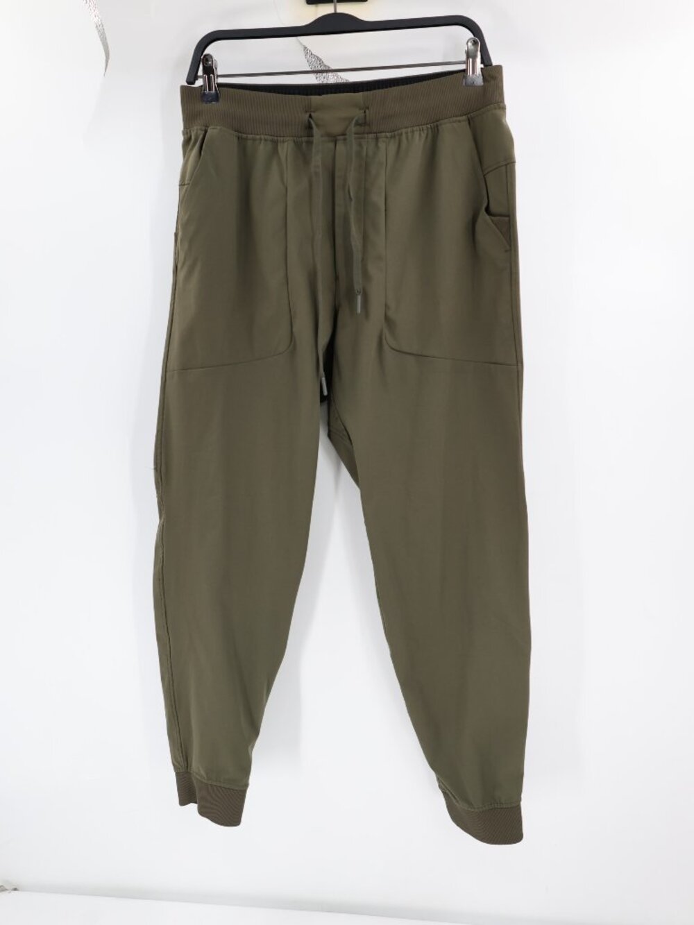 Lululemon Pants Mens Large ABC Jogger Shorter 28" Warpstreme Green Twill sweat